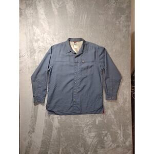 The North Face Mens Size L Button Down Long Sleeve Shirt Hiking Outdoor Gorpcore